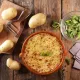 Parmentier d’effiloché de Jambonneau à la moutarde ancienne et chicons braisés.